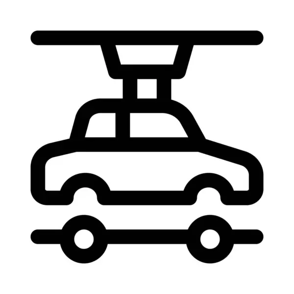 Fabbricazione Montaggio Autoveicoli — Vettoriale Stock