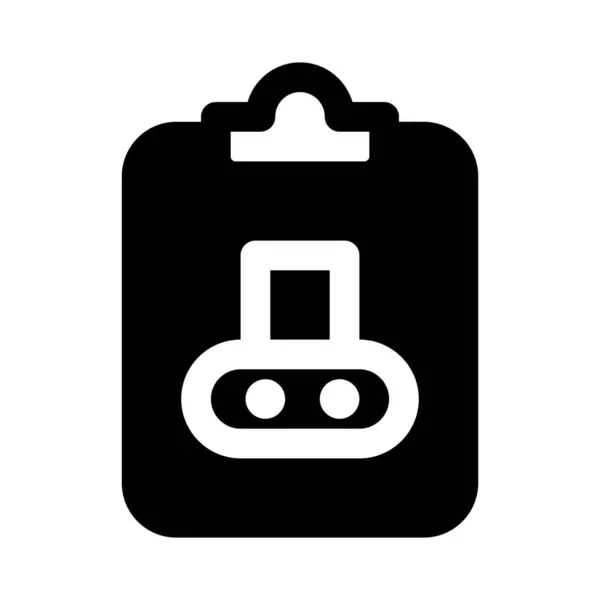 Portapapeles Contiene Archivo Datos Del Transportador — Vector de stock