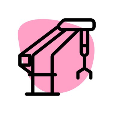 Ekipman kaldırmak için inşaat vinci.