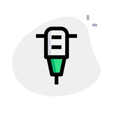 Delik açmak için kullanılan matkap makinesi.