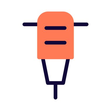 Delik açmak için kullanılan matkap makinesi.