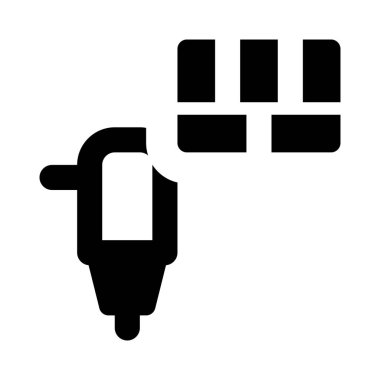 Duvarlarda delik açmak için kullanılan güç aracı.