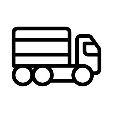 İnşaat malzemeleri taşıyan ağır yük kamyonu..