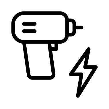 Güçlü motorlu elektrikli matkap..