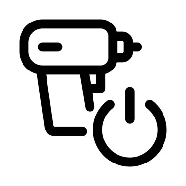 Elektrik düğmeli matkap makinesi..