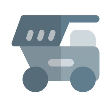 Endüstriyel madencilik için çöp kamyonu.