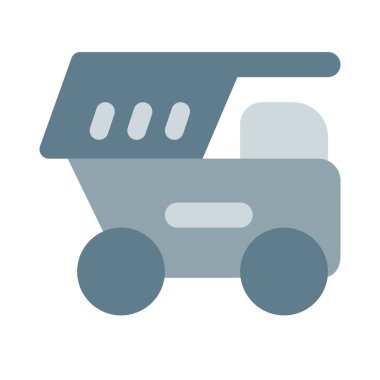 Endüstriyel madencilik için çöp kamyonu.