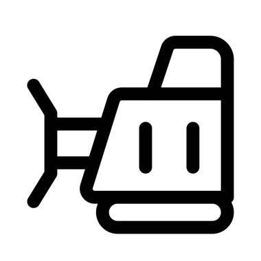 Önden yerleştirilmiş geniş kovalı yükleyici.