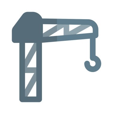 İpi çeken ağır bir makine, vinç.