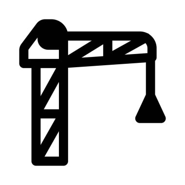 Nesneleri kaldırmak için kullanılan ağır vinç.