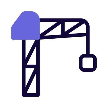 Yükleme ve boşaltma için ağır vinç.