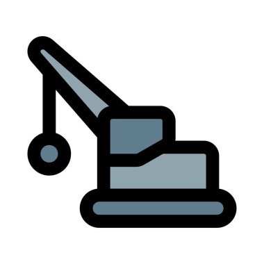 Endüstriyel araç büyük makara ile imha için.