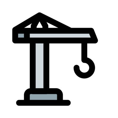 Ağır yükleri taşımak ve kaldırmak için tasarlanmış kanca vinç.