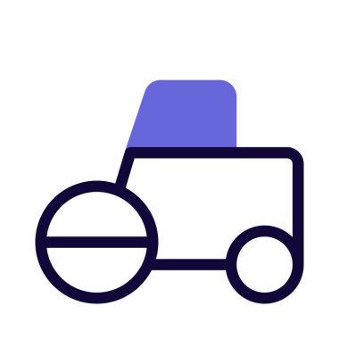 Buharlı silindir, geniş pürüzsüz silindirlerle donatılmış bir araç..