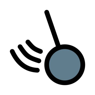 Yıkım için kullanılan ağır yıkım topu.