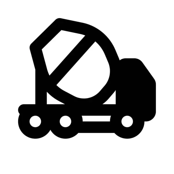 Ciężarówka Zapraw Używana Wiązania Materiałów Budowlanych — Wektor stockowy