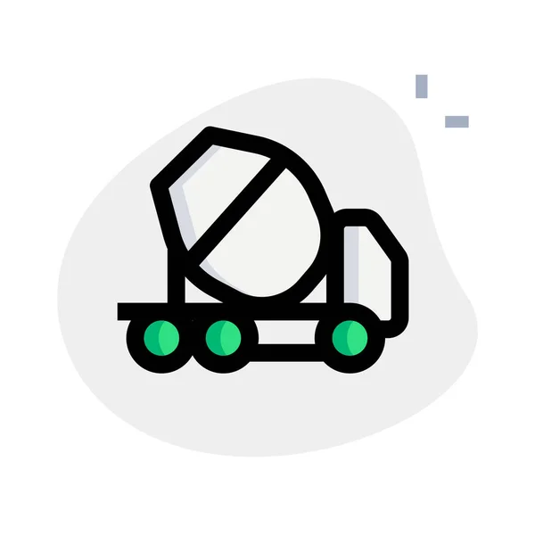 Ciężarówka Zapraw Używana Wiązania Materiałów Budowlanych — Wektor stockowy