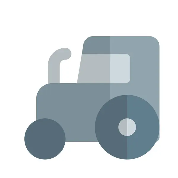 Traktor Inženýrské Vozidlo Používané Stavebnictví — Stockový vektor