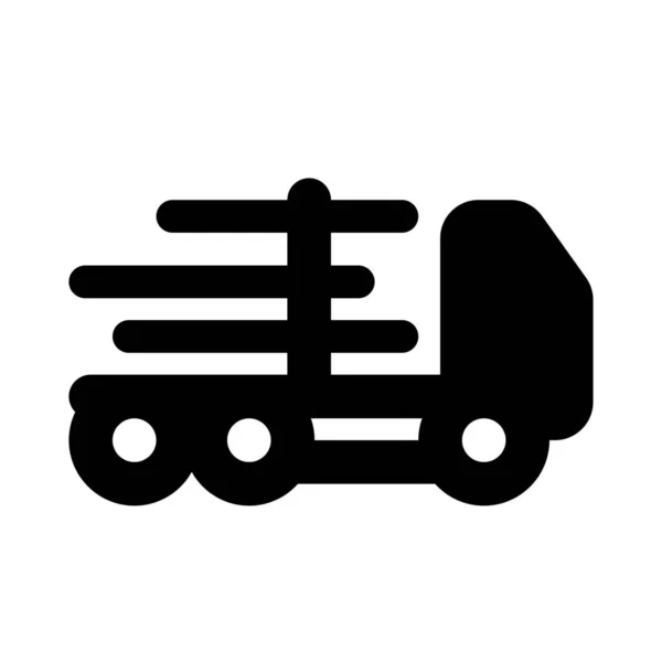 Wooden Dumping Truck Transporting — Stock Vector
