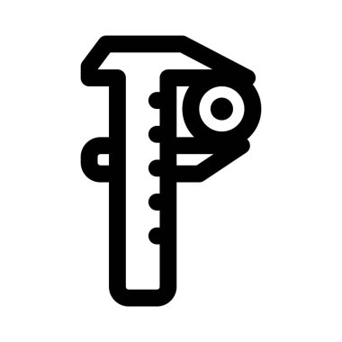 Sıkıştırma araçları için anahtar veya ayarlanabilir anahtar.