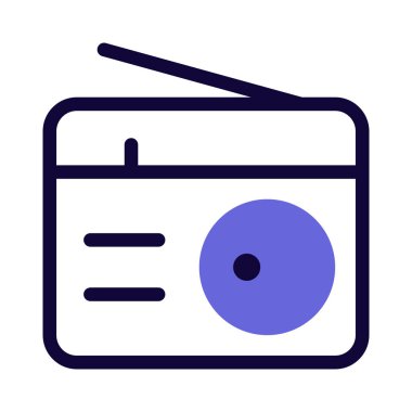 Taşınabilir kablosuz telsiz taşıması kolay.