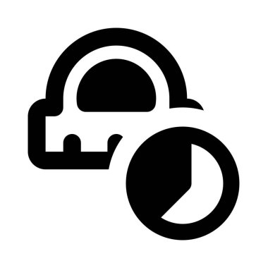 Pasta grafiği sunumu için cetvel ölçümü.