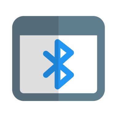 Bluetooth aygıtına bağlı bir web sitesi.