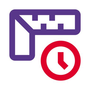 Köşedeki cetvelle uzunluğu ölçmek kolay.