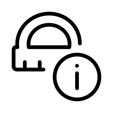 Bir cetvel üzerinde verilen kullanım bilgileri.