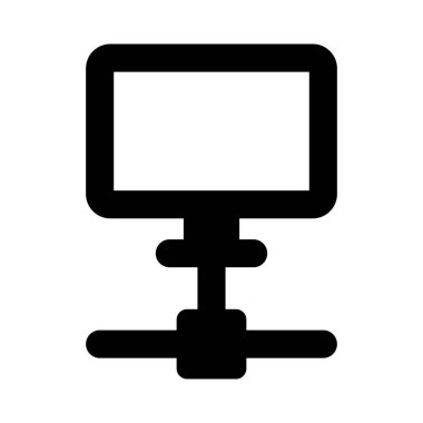 Bir internet ağına bağlı sunucu bilgisayarı