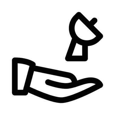 Beyaz arkaplanda izole edilmiş uydu ağını paylaş