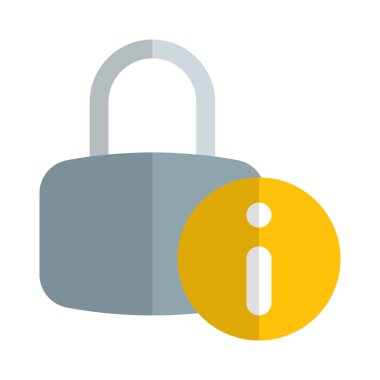 Bir asma kilit üzerinde verilen kullanım bilgileri.