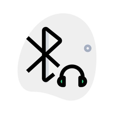 Aygıta bağlı kablosuz kulaklık.