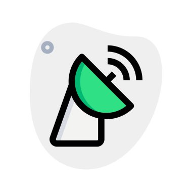 Uydu anten ağından uzun mesafe sinyali