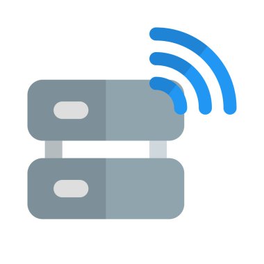 Bulut sunucusu üzerinden kablosuz veri paylaşımı.