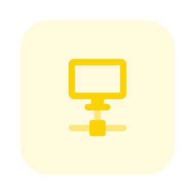 Bir internet ağına bağlı sunucu bilgisayarı