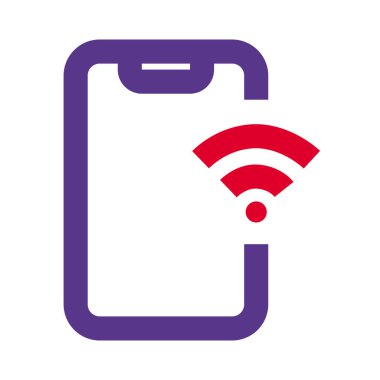 Gelişmiş kablosuz teknolojisi olan akıllı telefon..