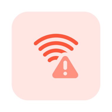 Kablosuz internet aygıtında uyarı özelliği etkinleştirildi.