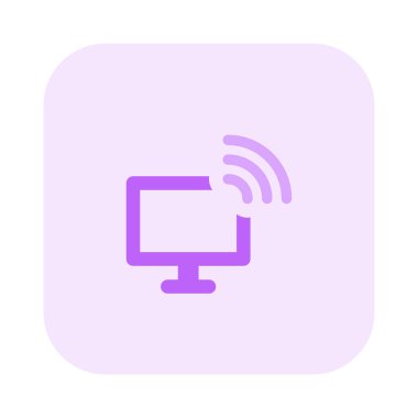 Kablosuz internet bağlantısı olan elektronik aygıt.