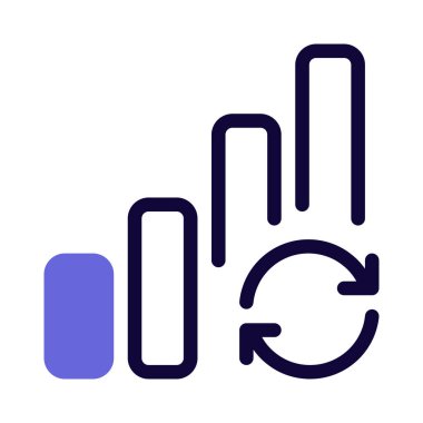 Beyaz arkaplanda izole edilmiş hücresel sinyal yükleniyor