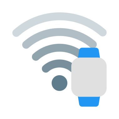 İnternete bağlı ve kablosuz olarak çalışan akıllı twatch.