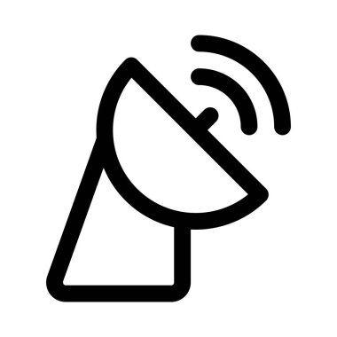 Uydu anten ağından uzun mesafe sinyali