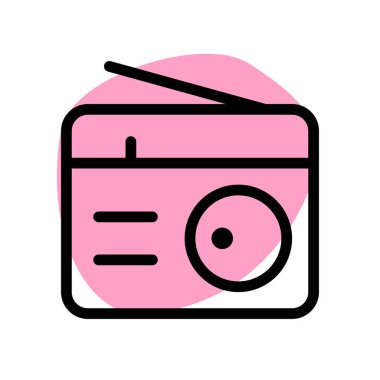 Taşınabilir kablosuz telsiz taşıması kolay.