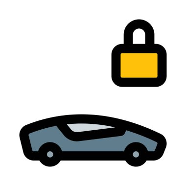 Özellikli Tesla aracı beyaz arkaplanda izole edildi