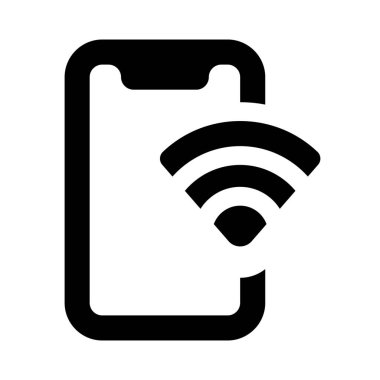 Gelişmiş kablosuz teknolojisi olan akıllı telefon..