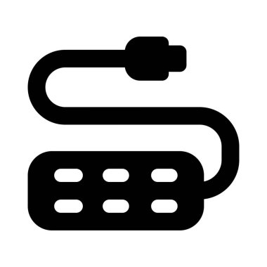 Kullanıcı soketi bağlantısı beyaz arkaplanda izole edildi