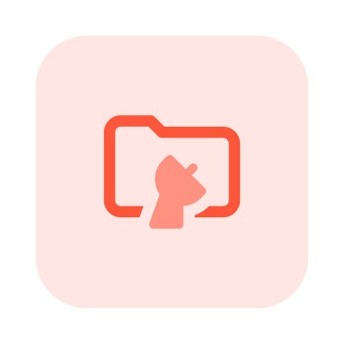 Uydu iletişimiyle ilgili tüm önemli dosyaları içeren dizin