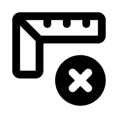 Bir köşe cetvelinin bilgisi siliniyor.