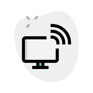 Kablosuz internet bağlantısı olan elektronik aygıt.