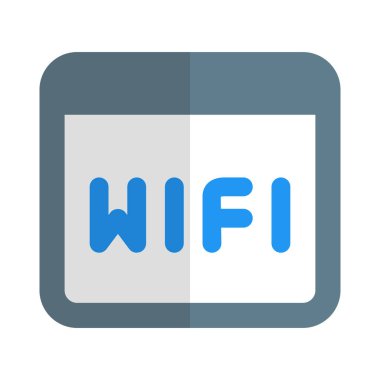 İnternet sörfü için kablosuz bağlantı kullanılıyor.